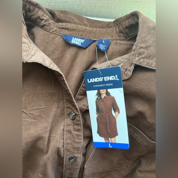 Lands' End Brown Long Sleeve Dress - Picture 5 of 8